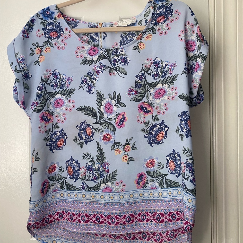 Feminine Floral Blouse